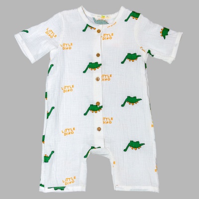 Песочник на пуговицах Дино муслин Чуди Кидс 303525-4 01